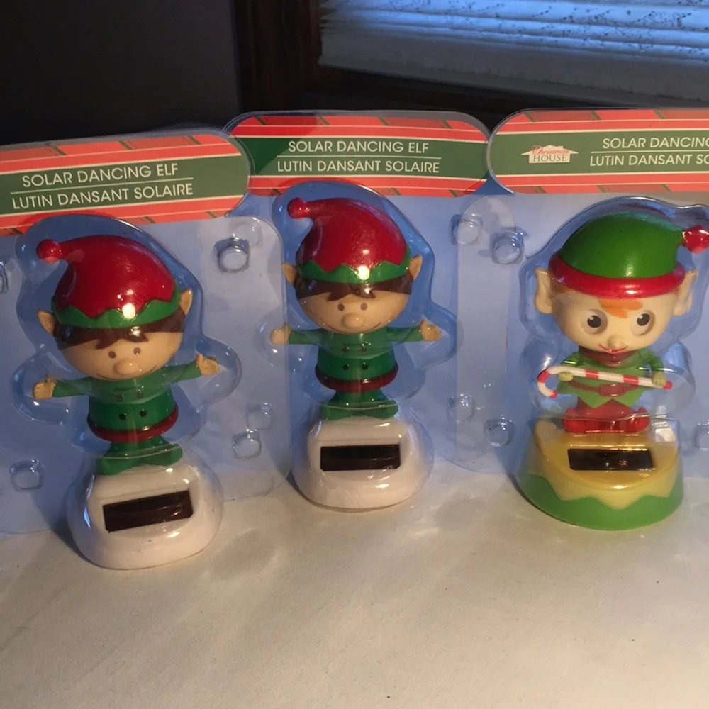 Solar-Powered Dancing Elf
